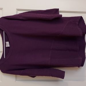 Color Me Cotton purple top, size medium.